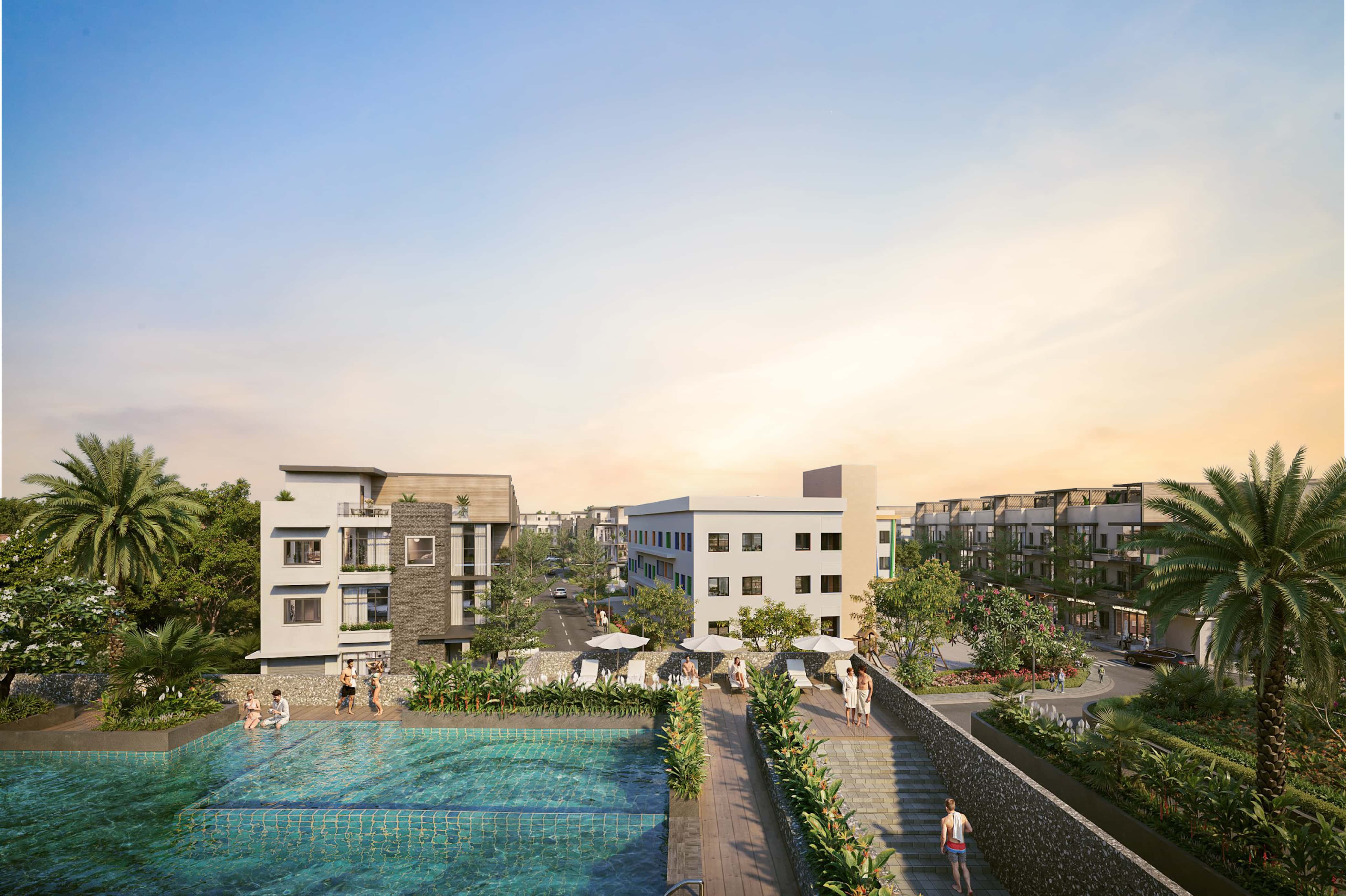 Hồ bơi ngoài trời