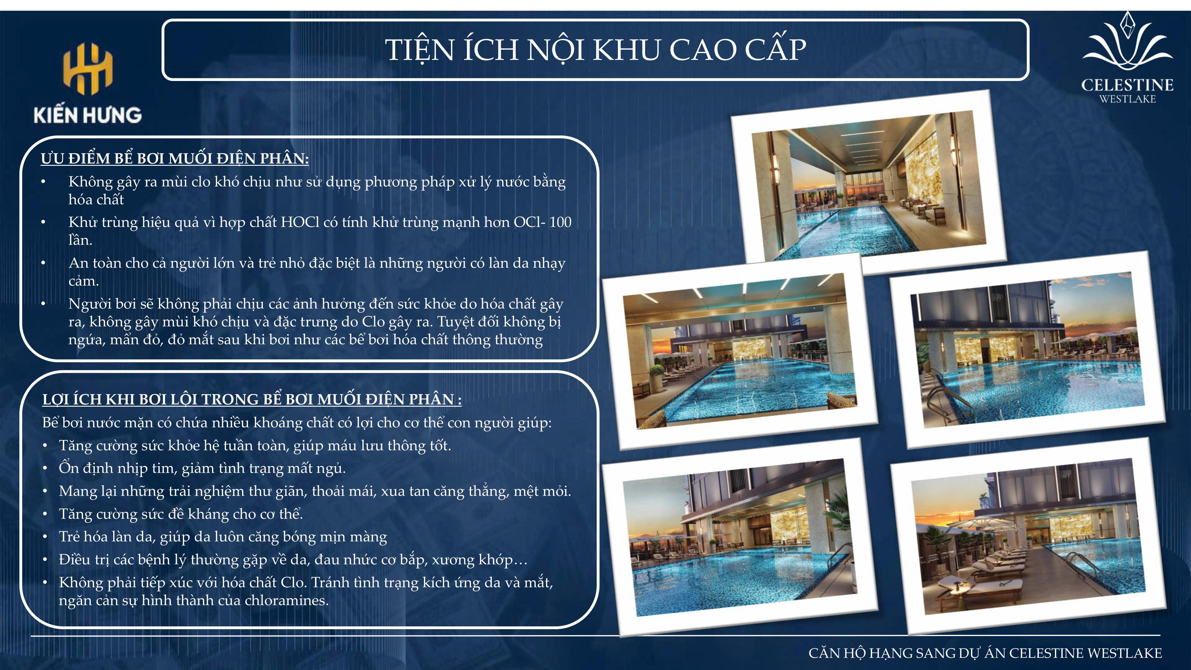 Bể bơi nội khu