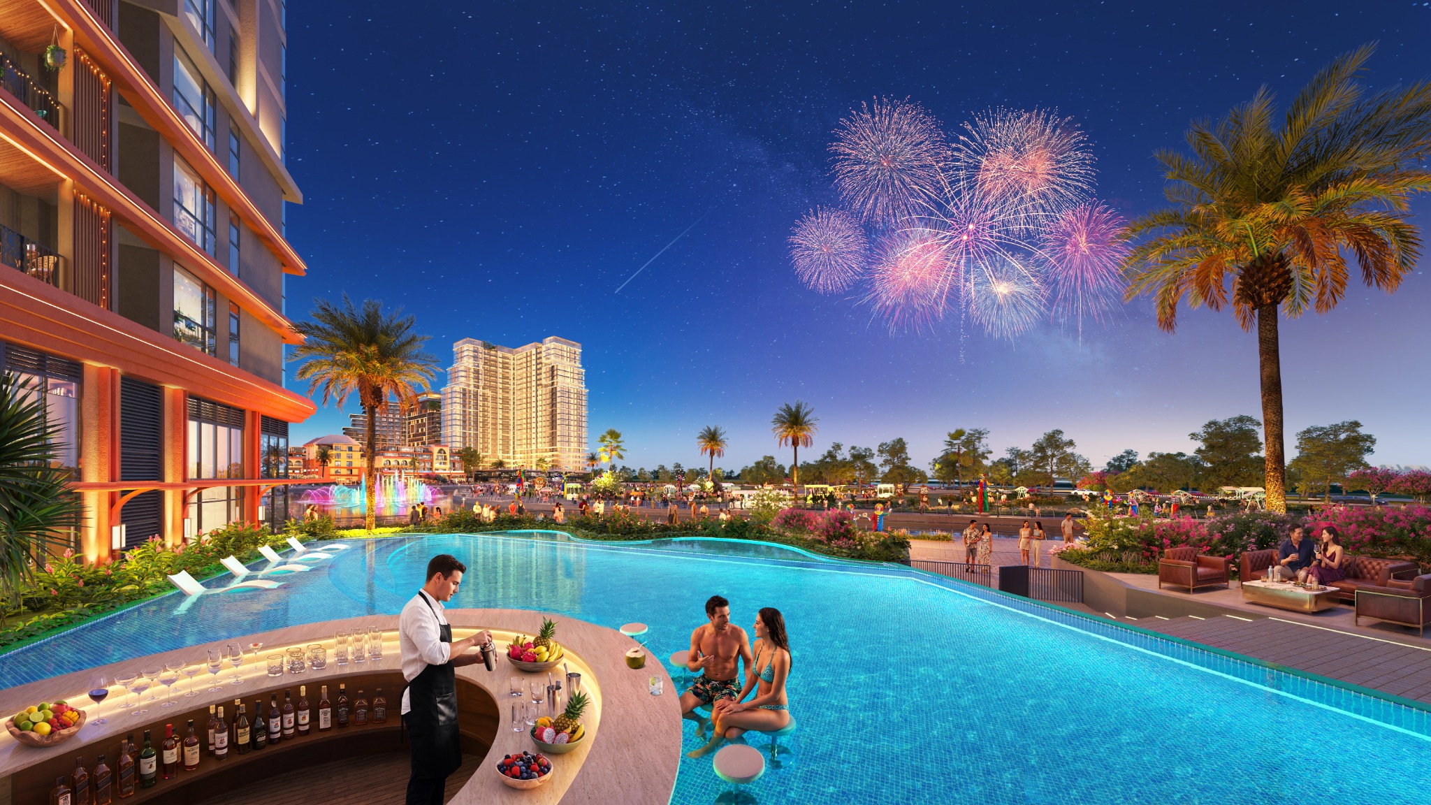 Hồ bơi ngoài trời