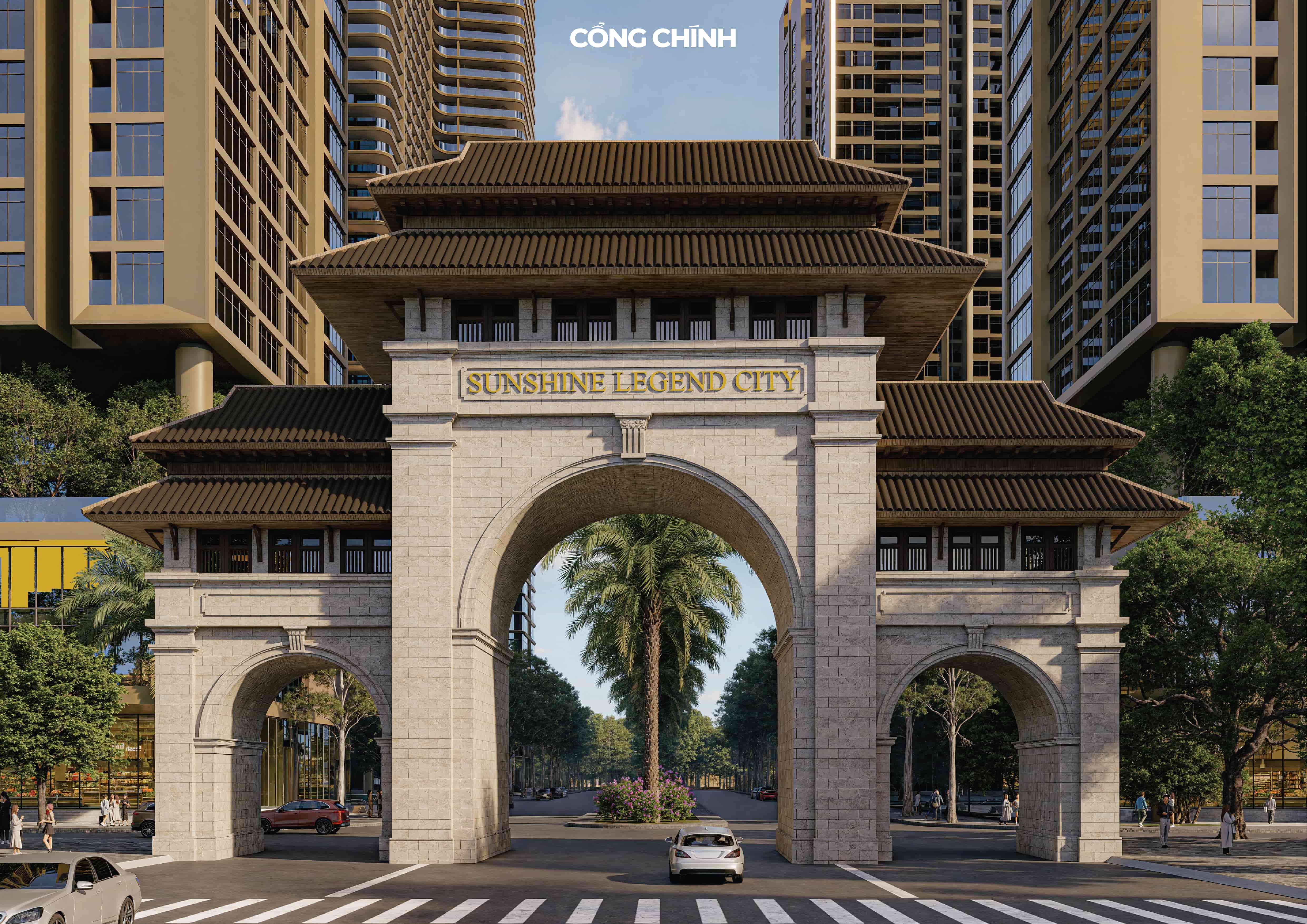 Cổng chào dự án