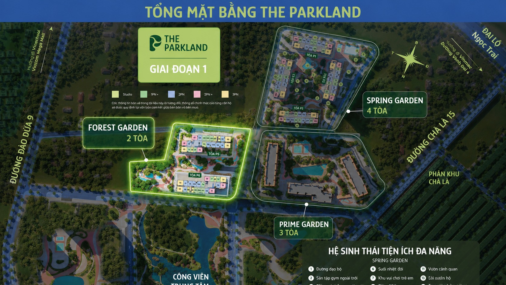 Mặt bằng Forest Garden