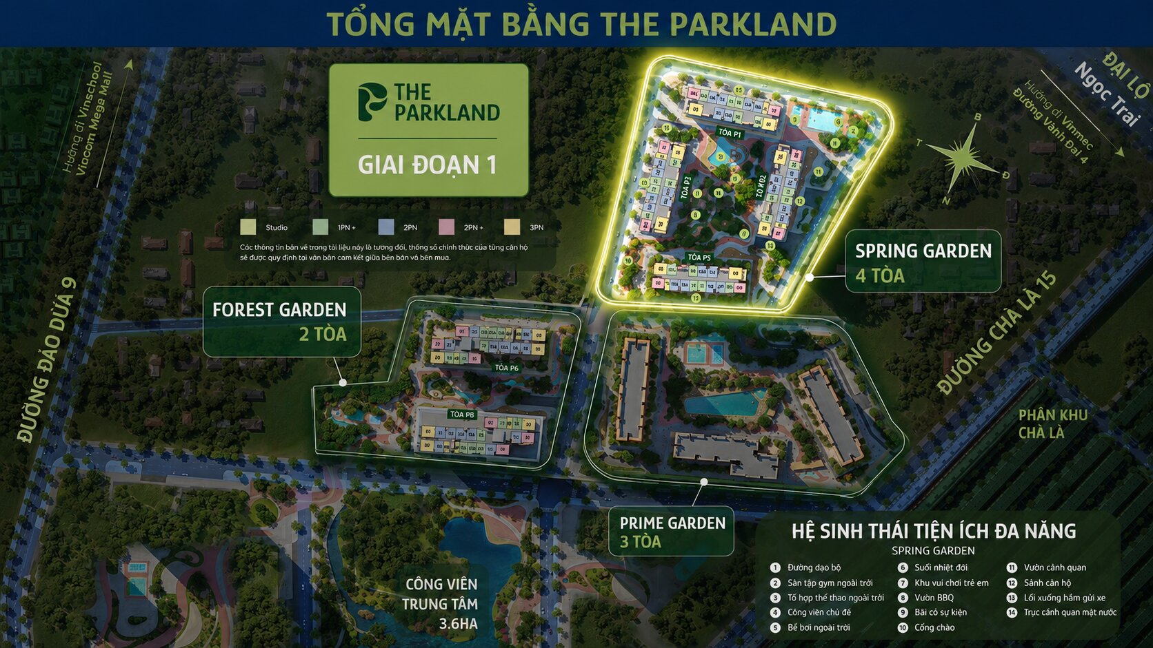 Mặt bằng Spring Garden