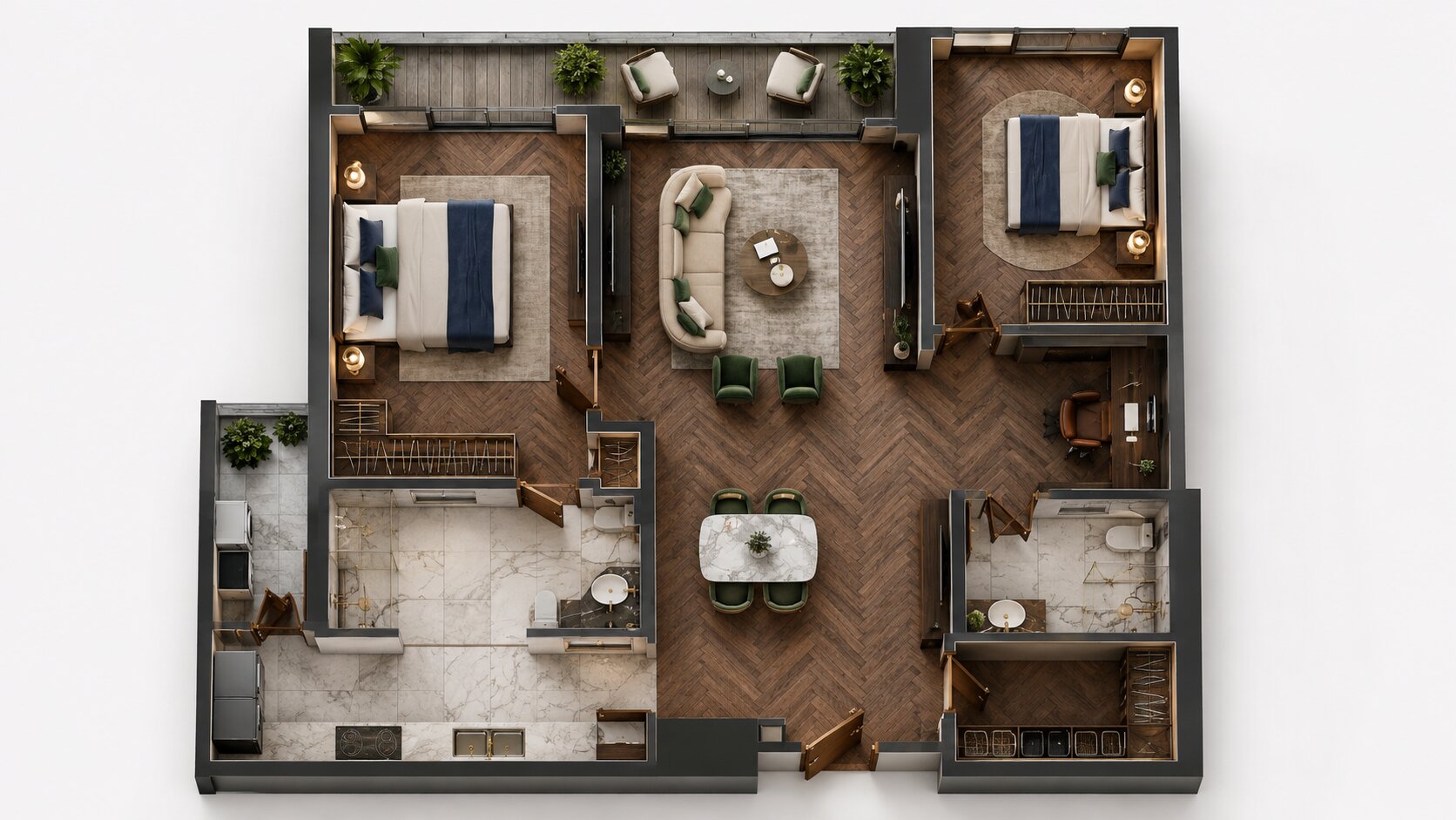 2BR+