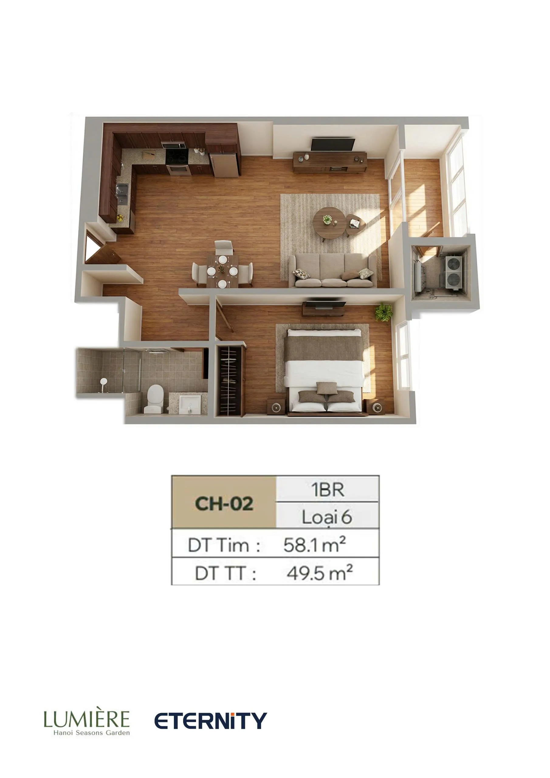 1BR
